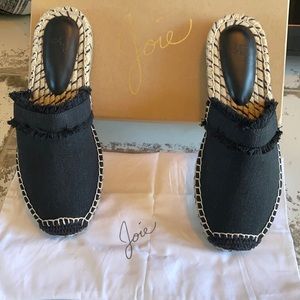 New in the box Joie Cain black a espadrilles size 39